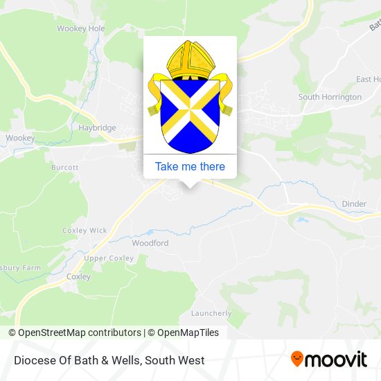 Diocese Of Bath & Wells map