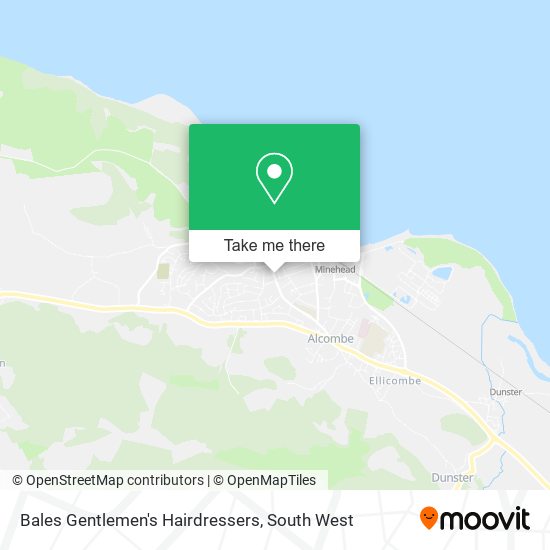 Bales Gentlemen's Hairdressers map