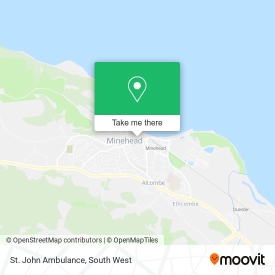 St. John Ambulance map