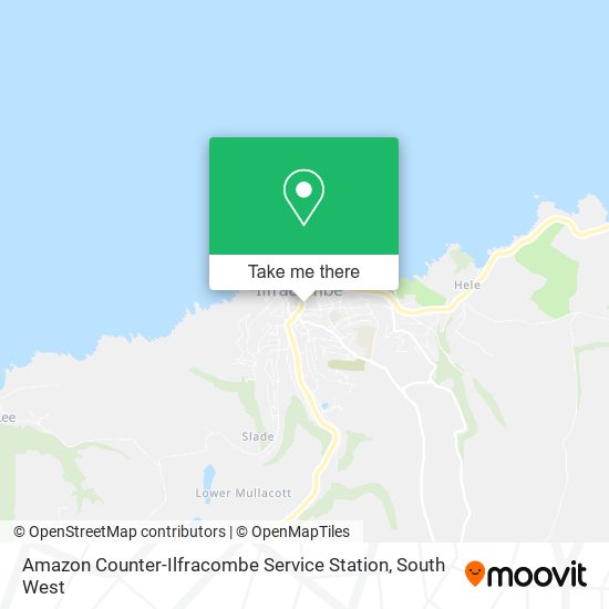Amazon Counter-Ilfracombe Service Station map
