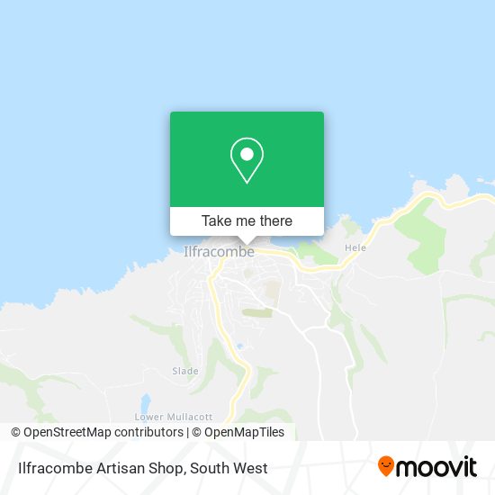 Ilfracombe Artisan Shop map