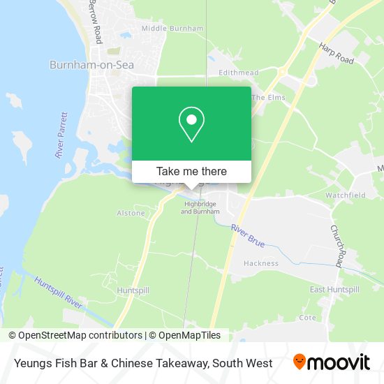 Yeungs Fish Bar & Chinese Takeaway map