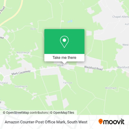 Amazon Counter-Post Office Mark map