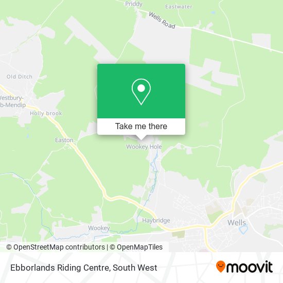 Ebborlands Riding Centre map