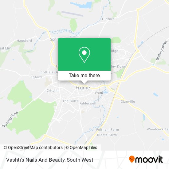 Vashti's Nails And Beauty map