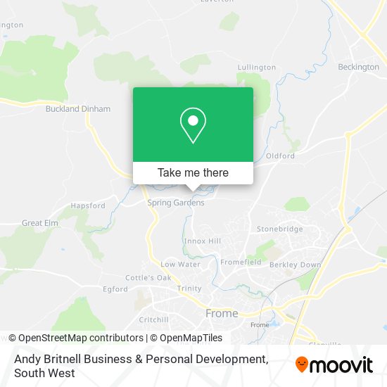 Andy Britnell Business & Personal Development map