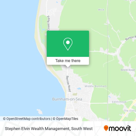 Stephen Elvin Wealth Management map
