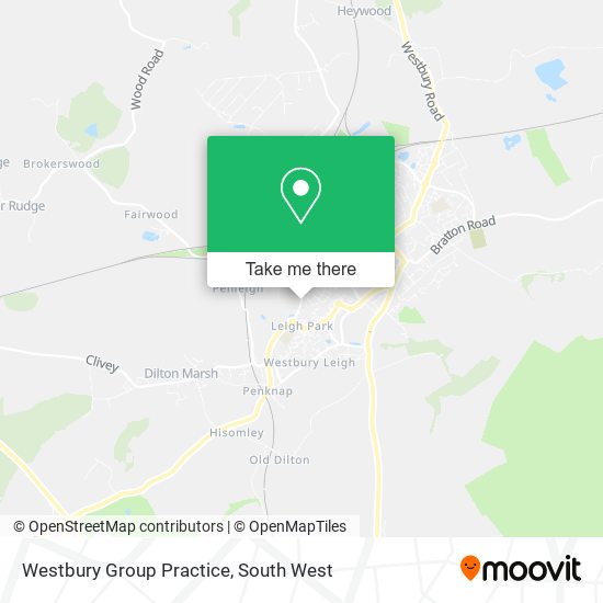 Westbury Group Practice map