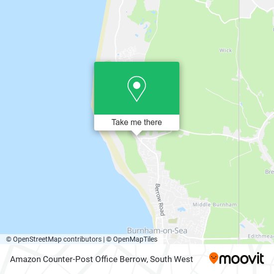 Amazon Counter-Post Office Berrow map