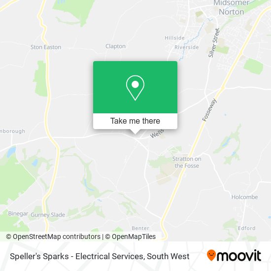 Speller's Sparks - Electrical Services map