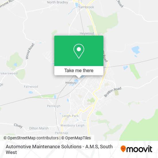 Automotive Maintenance Solutions - A.M.S map