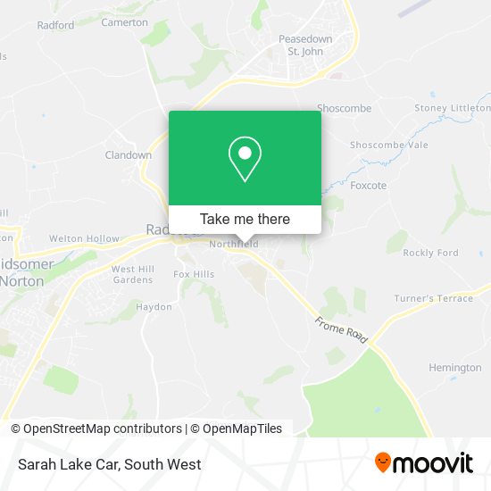 Sarah Lake Car map