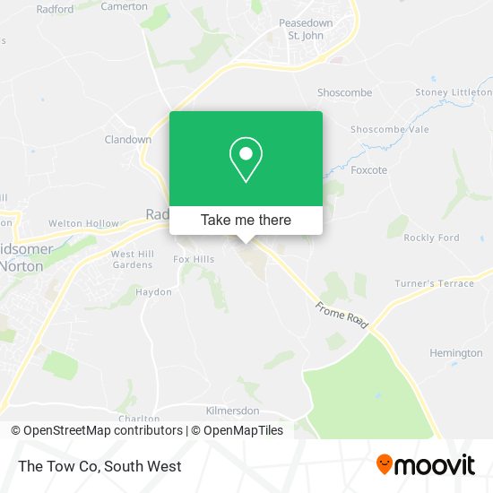The Tow Co map