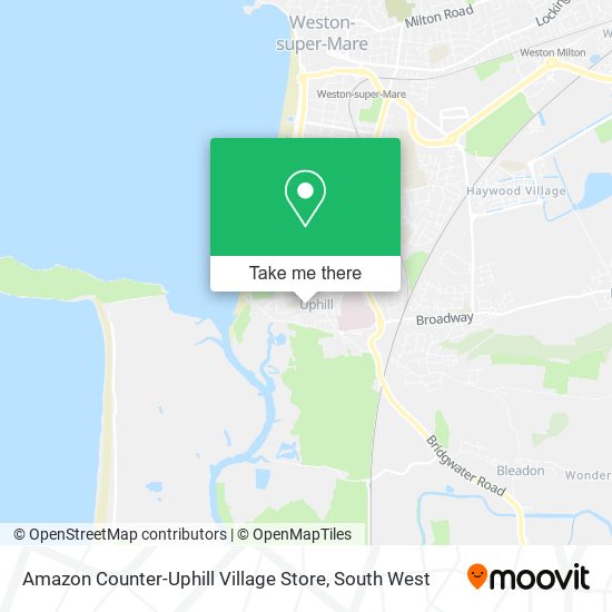Amazon Counter-Uphill Village Store map