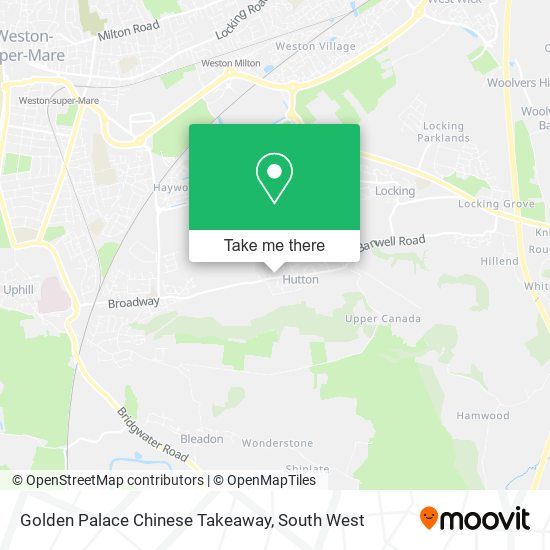 Golden Palace Chinese Takeaway map