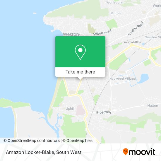 Amazon Locker-Blake map