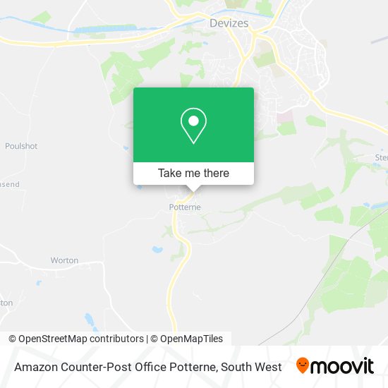 Amazon Counter-Post Office Potterne map