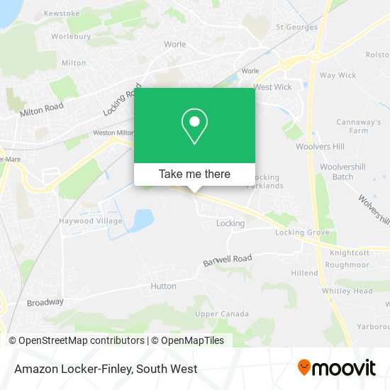 Amazon Locker-Finley map