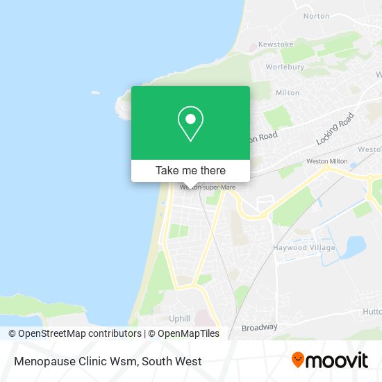 Menopause Clinic Wsm map