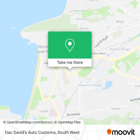 Dac David's Auto Customs map