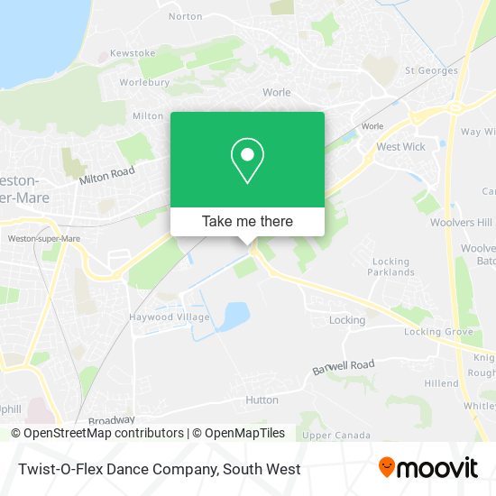 Twist-O-Flex Dance Company map