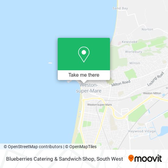 Blueberries Catering & Sandwich Shop map