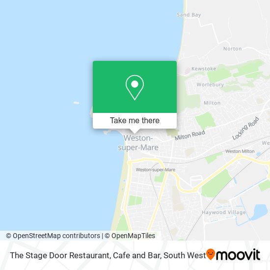 The Stage Door Restaurant, Cafe and Bar map