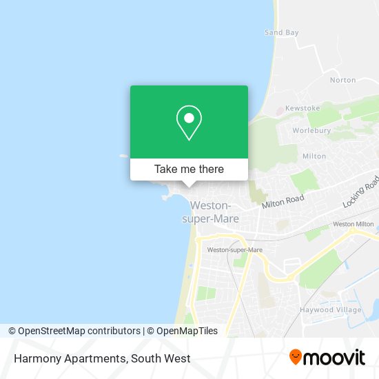 Harmony Apartments map