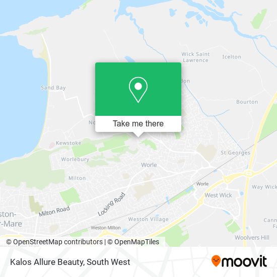 Kalos Allure Beauty map