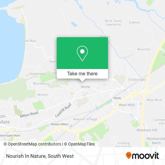 Nourish In Nature map