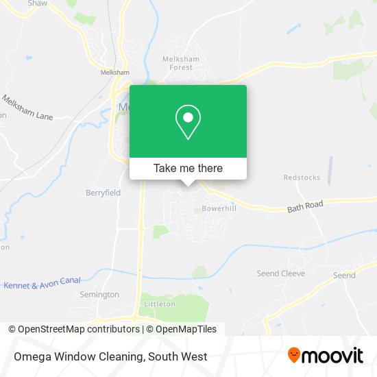 Omega Window Cleaning map