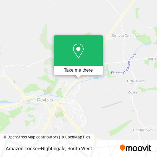 Amazon Locker-Nightingale map