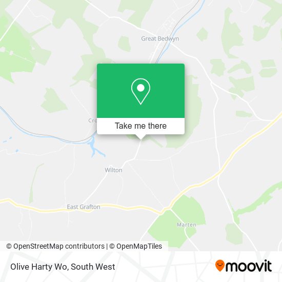 Olive Harty Wo map