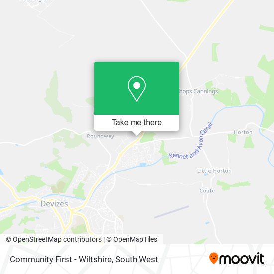 Community First - Wiltshire map