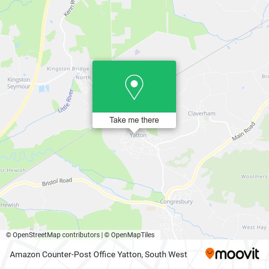 Amazon Counter-Post Office Yatton map