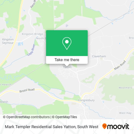 Mark Templer Residential Sales Yatton map