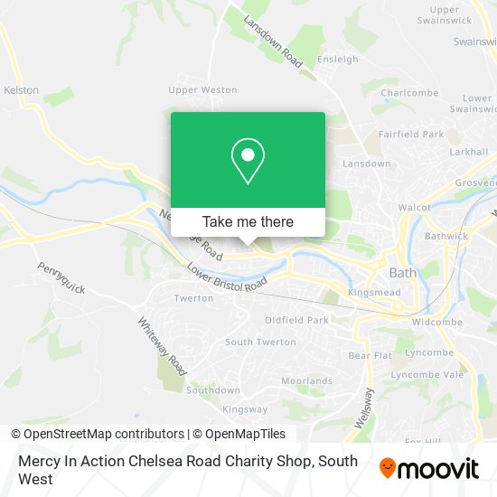Mercy In Action Chelsea Road Charity Shop map