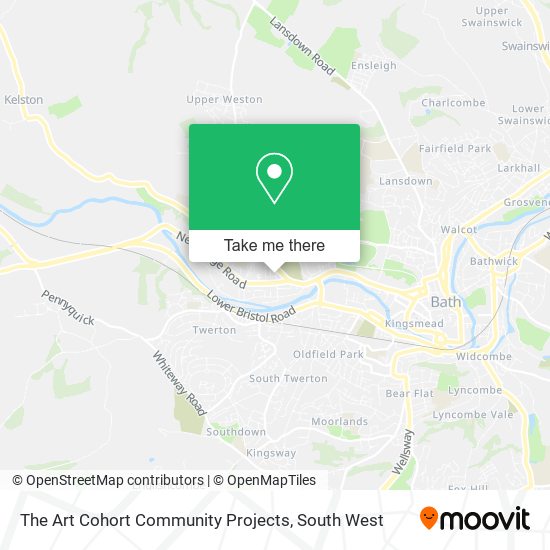 The Art Cohort Community Projects map