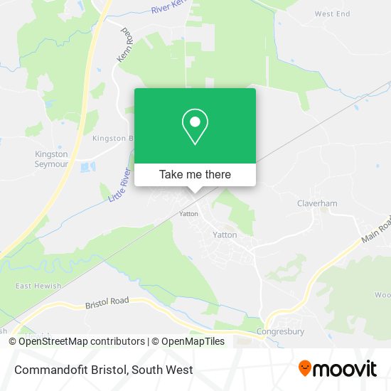Commandofit Bristol map