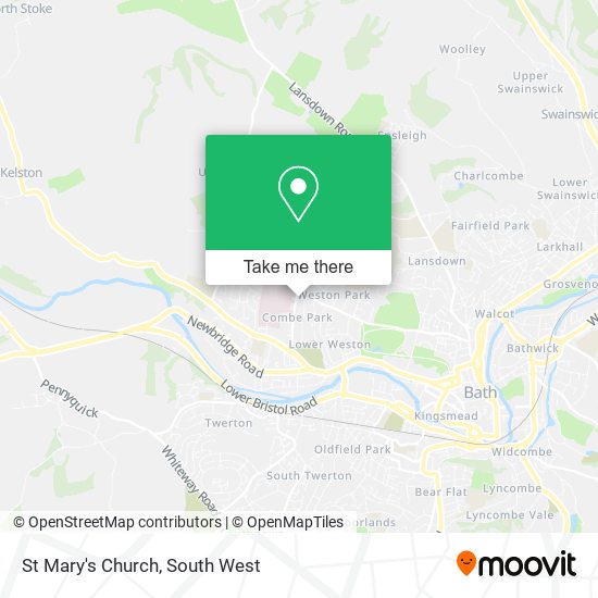 St Mary's Church map
