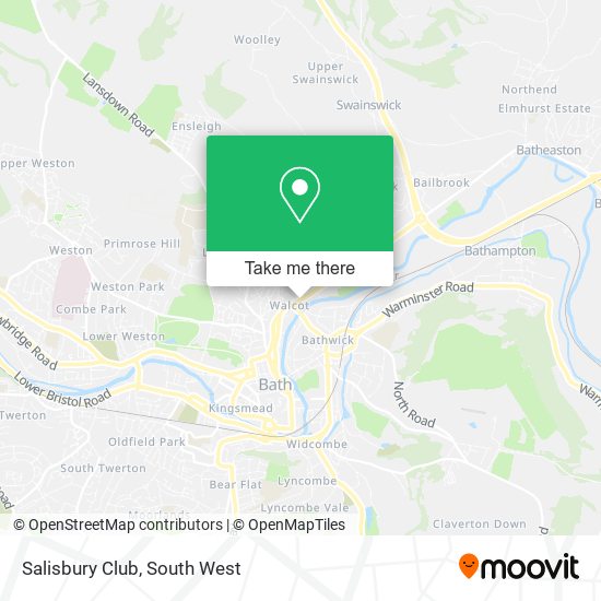 Salisbury Club map