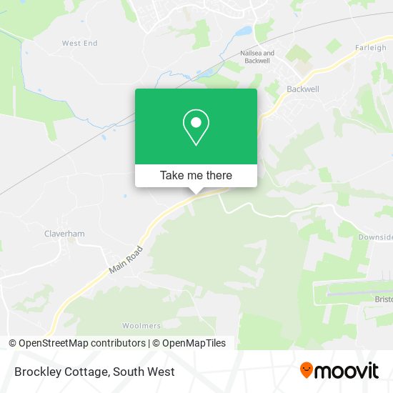 Brockley Cottage map