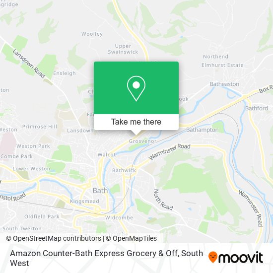 Amazon Counter-Bath Express Grocery & Off map