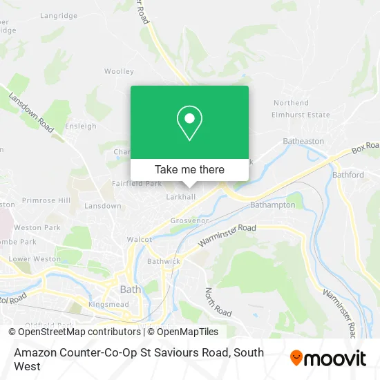 Amazon Counter-Co-Op St Saviours Road map