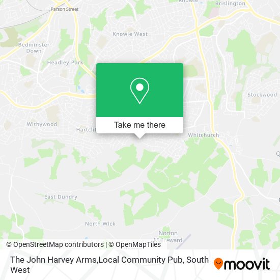 The John Harvey Arms,Local Community Pub map