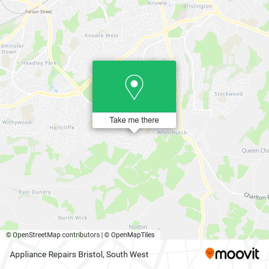 Appliance Repairs Bristol map