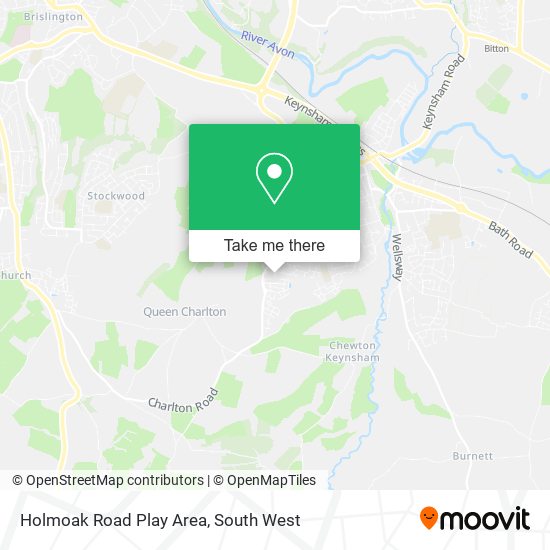 Holmoak Road Play Area map