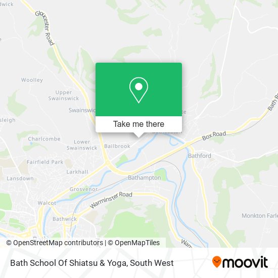 Bath School Of Shiatsu & Yoga map