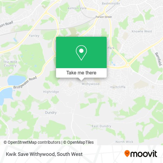 Kwik Save Withywood map