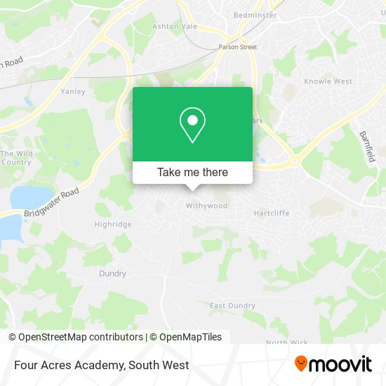 Four Acres Academy map